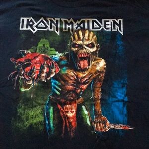 Iron Maiden T shirt- Book of Souls World Tour